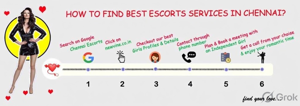 How to find best escorts services in Chennai - Search Google, view profiles, call, book and enjoy